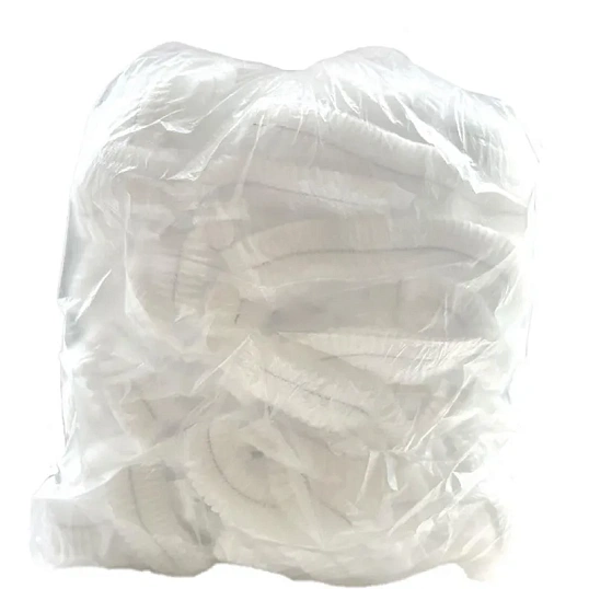 Шапочка Шарлотта неткан. белая, пл 12г Unite 100шт/уп