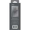 Разветвитель аудио PERO AD08 PREMIUM AUX SPLITTER MIC + SPEAK, черный