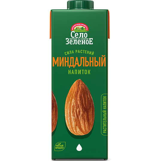Напиток растительный Село Зелёное Миндаль 1,8% у/п  TBA 1л