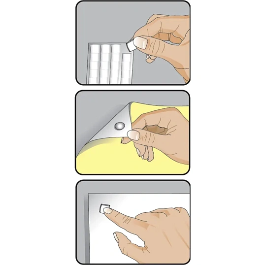 Клеевые подушечки масса KORES Gum Fix удаляемая 84 шт/уп 31600