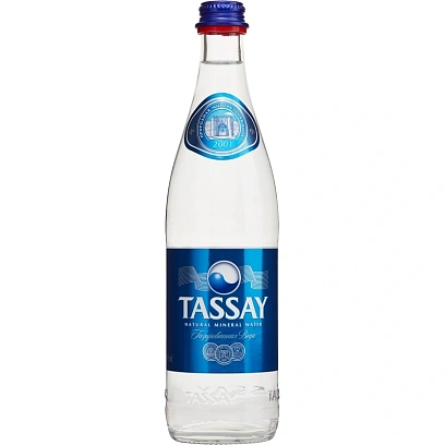 Вода минеральная TASSAY газированная стекло 0,5л, 1966441