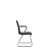Стул UP_Echair Честер каркас хром кз черный