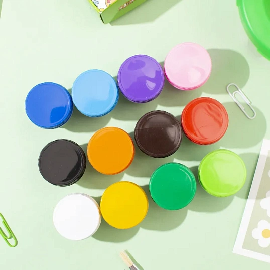 Гуашь Комус Класс ColorPics 12 цветов по 10 мл