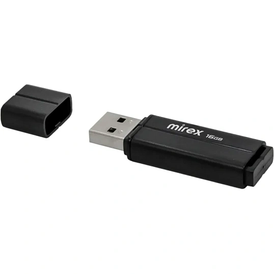 Флеш-память Mirex USB LINE BLACK 16Gb (13600-FMULBK16 )