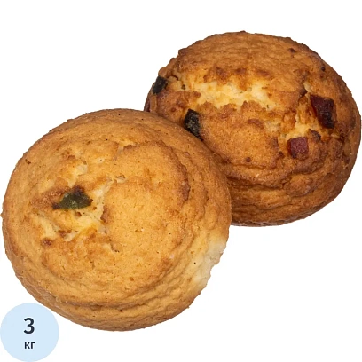 Печенье Тульская Академия Изделие хлебобулочное Творожное с цукатами, 3кг