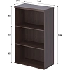 Стеллаж IN FORMANT 129H012 740х376х1186 Венге