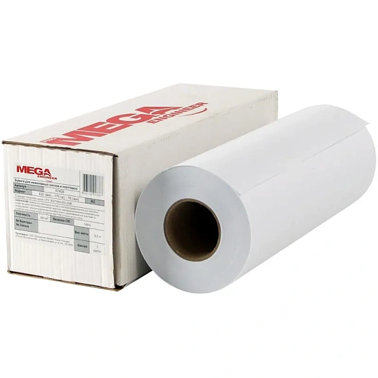 Бумага широкоформатная InkJet 70г 420ммх175 76мм