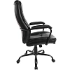 Кресло BN_Dp_EChair-584 TR рецикл.кожа черный, металл черный