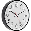 Часы настенные, модель 76, размер 305 Х 50 мм, пластик, чёрный, 76770783