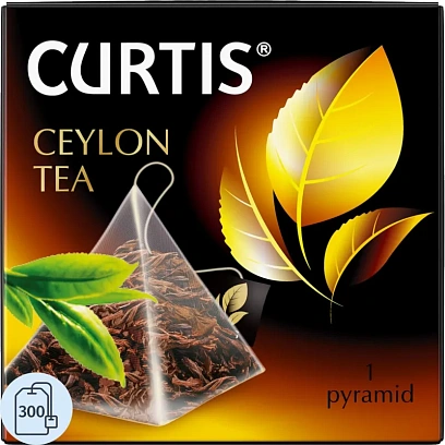 Чай Curtis Ceylon Tea черный среднелистовой, 300 пирамидок/уп