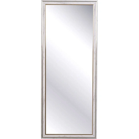 Зеркало МГЛ_ настенное 120 (400x1000) багет ПВХ белый