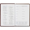Ежедневник недатированный коричневый,А6,100x150, 320стр,Agenda