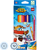 Карандаши цветные Deli Super Wings EC126-12, 12 цв/наб, 6-гранные, пластик