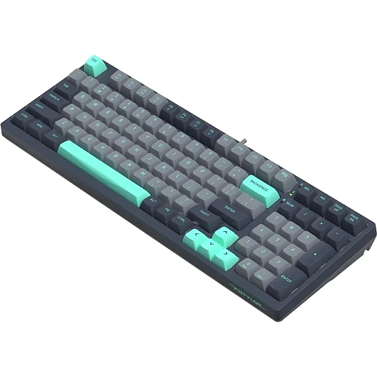 Клавиатура A4Tech Fstyler (FS300 PANDA ROCK)механич. чер/сер USB gamer LED