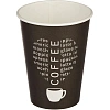Стакан одноразовый бум односл. 300мл d-90мм SP12 love coffee (MIX) 50шт/уп