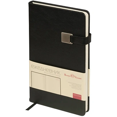 Ежедневник недатированный  А5 Premier (черный) 3-686/05