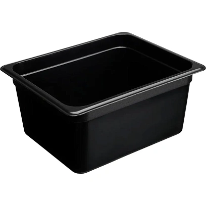 Гастроемкость Restola полипропилен GN 1/2 325х265х150 мм черная, 422100713