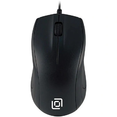 Мышь компьютерная Oklick 185V2 черный оптическая (1200dpi) USB (3but)