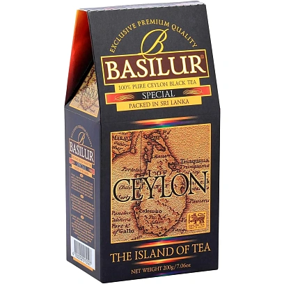Чай Basilur Чайный остров цейлон Особый листовой черный, 200г