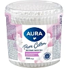 Палочки ватные AURA стакан 200 шт./уп..
