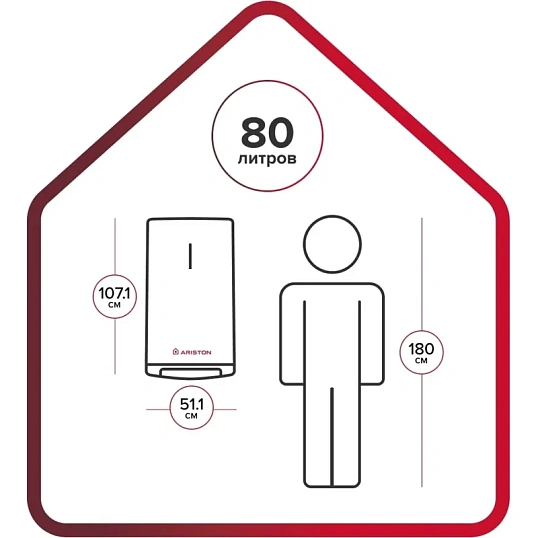 Водонагреватель накопительный Ariston VELIS TECH INOX PW ABSE 80