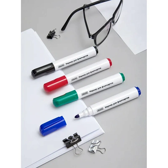 Набор маркеров для флипчартов по бумаге ATTACHE набор 4цв., 2-3мм кругл нак