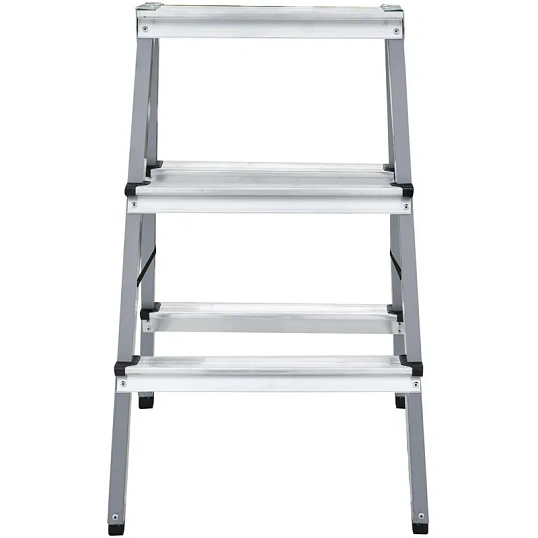 Стремянка ст./ал. двухсторонняя Новая Высота NV 1140, 2х3 ступ.80мм 1140203