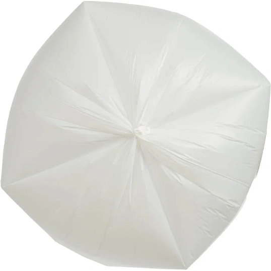 Мешки для мусора ПНД 60л 10мкм 20шт/рул бел 60x90см с ручками Luscan