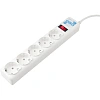 Сетевой фильтр Power Cube B 5.0 м 5 роз (белый) 10А/2,2кВт(SPG-B-15-WHITE)