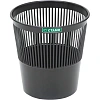 Корзина для мусора офисная 9л пластик, черная СТАММ КР21