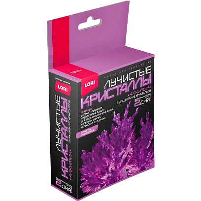 Набор для опытов Лучистые кристаллы Фиолетовый кристалл, Лк-007