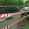 Лента оградительная красно-белая 50мм х250м, 6шт/уп