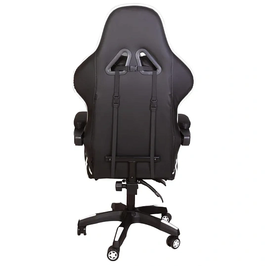 Кресло игровое GRAMBER, черно-белый А02