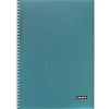 Бизнес-тетрадь А4 96л Attache Metallic Голубой клетка, греб, картон, фольга