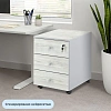 Тумба выкатная Easy St LT с/з 3ящ 400x420x563 сосна/серый
