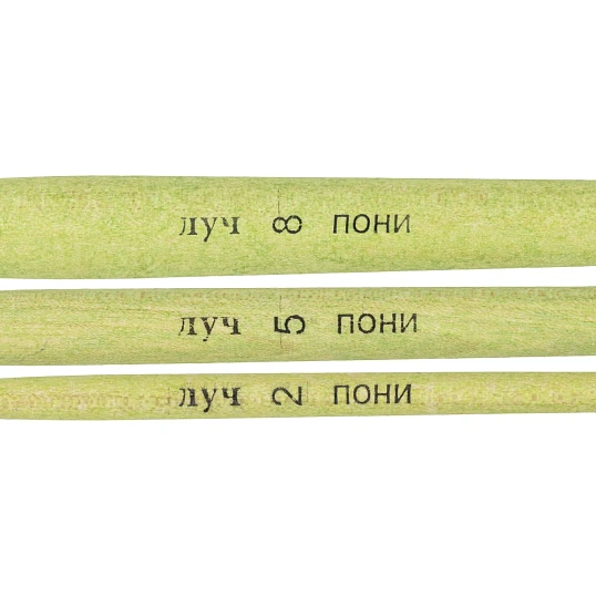 Набор кистей ZOO, 3 шт. ПОНИ (круглые № 2, 5, 8) 33С 2183-08