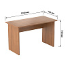 Стол письменный Комус Мебель Easy One 22-22 (1200x730x740) орех new