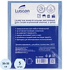 Салфетки хозяйственные Luscan Professional виск 90г/м2 30х38 5шт/уп голубые
