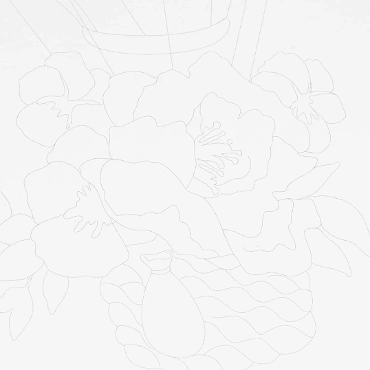 Набор для рисования Скетчинг акварелью Цветочные нежности, Рн-045