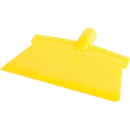 Скребок для пола FBK 270x110мм, цельнолитой пластик желтый 28283-4