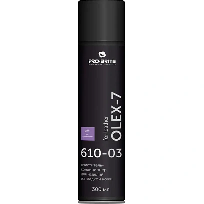 Профхим интерьер очист-кондиц д/глад.кожи Pro-Brite/OLEX-7 For Leather,0,3л