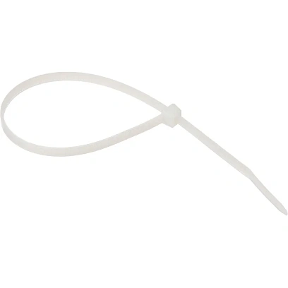 Хомут стяжка нейлоновая TOPFORT 5х250 (4,8х250 мм) белый 100 шт/уп