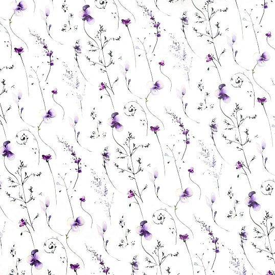 Бумага упаковочная Цветочное настроение(70x100см,10 л)Соб разрабУБ-6808