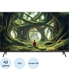 Телевизор Sber SDX-43U5500DBA, UHD, смарт (Салют ТВ)