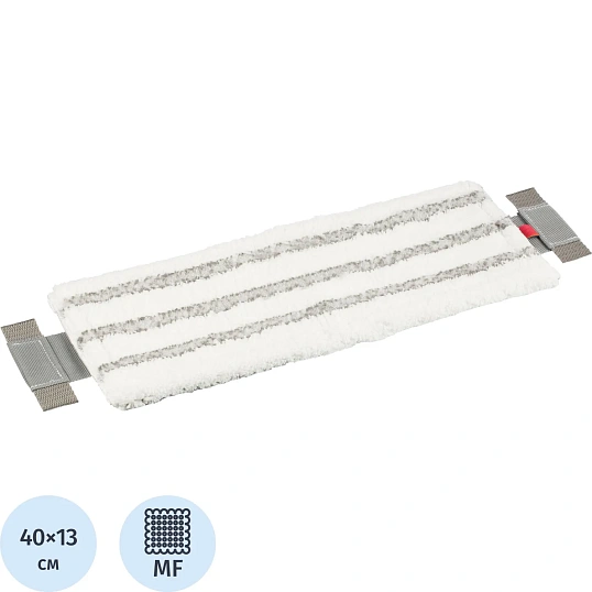 Насадка МОП микроволоконная с полосами скольжения, язык Т, 40 см_MMA-40-T