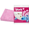 Салфетки хозяйственные YORK 34х35см вискоза перфор 3шт/уп_020030
