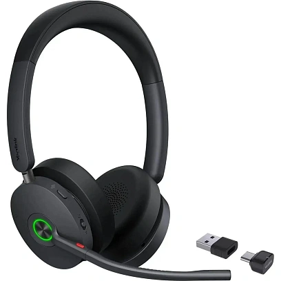 Гарнитура Yealink BH74 with Stand UC USB-C/A,беспр BT,HD,шумопод ANC,черная
