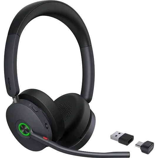 Гарнитура Yealink BH74 with Stand UC USB-C/A,беспр BT,HD,шумопод ANC,черная