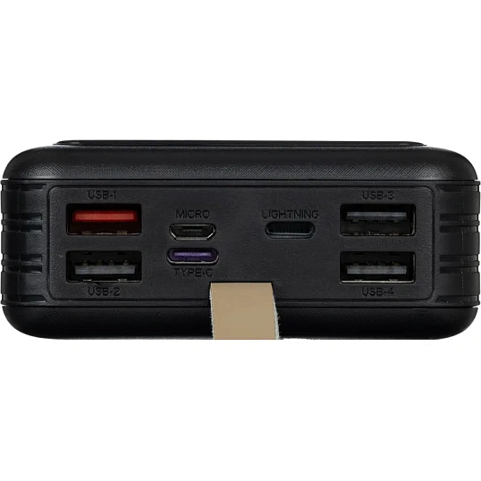 Внешний аккумулятор BigTech (BT-PB-30-BL-9) 30000 mAh черный