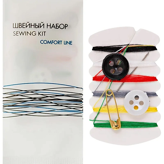 Набор швейный COMFORT LINE,ПЭ,500шт.